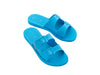 slippers clear, slippers blue