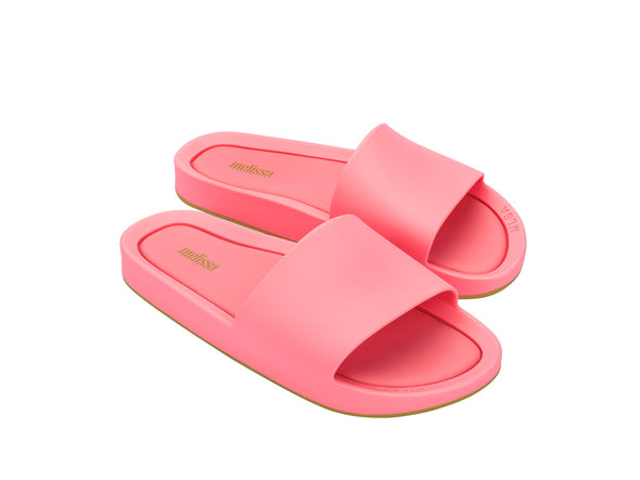 Melissa Beach AD Flat Pink Slipons Slides For Women