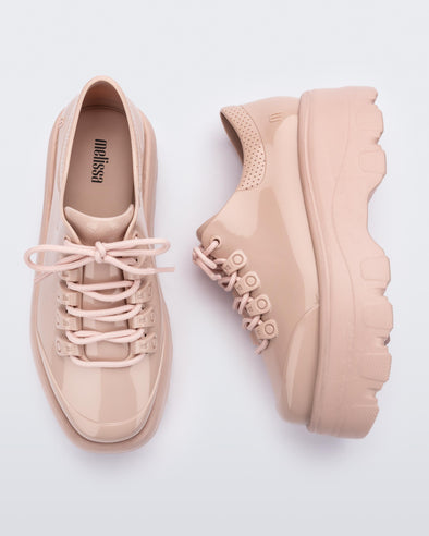 Melissa Kick Off Light Pink Platform Heel Sneakers For Women