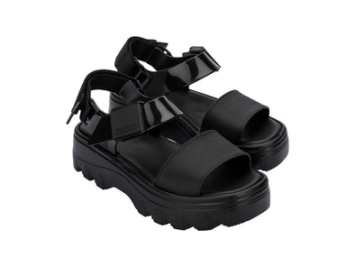 Melissa Kick Off AD Black Platform Sandals