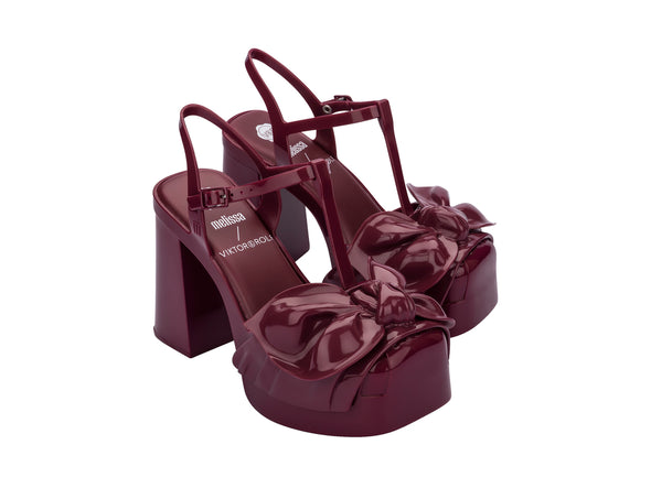 Melissa Party Heel Tie Viktor & Rolf AD Red