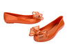 Melissa Sweet Love VI AD Orange Gold Ballerinas For Women