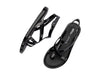 Black Strappy Flip Flops