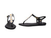 Melissa Solar Spring AD Black Flat Flipflop Sandal For Women