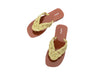 Melissa Brace Flat Brown Flip Flops For Women