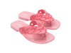 Melissa Brace Flat Pink Flip Flops For Women