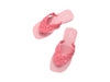 Melissa Brace Flat Pink Flip Flops For Women