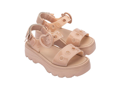 Melissa Kick Off Hot AD Beige Platform Sandals For Women