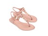 Melissa Solar Studs AD Pink Flip Flop Flat Sandals for Women – Stylish and comfortable pink flat sandals with stud detailing, perfect for casual outings.