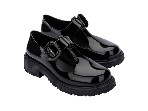 Melissa Jackie Black Buckle Boots For Women