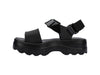 Black High Platform Sandals