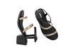 Designer Ankle Strap Block Heels for Women