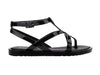 Women’s Black Strappy Flats