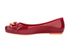 Melissa Aura Chain Flat Red Ballerinas for Women – Elegant and Comfortable Red Flats with Stylish Chain Detail