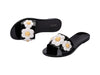 Melissa Babe AD Spring Black Flat Slip-On Slides for Women – Comfortable and stylish black flat slides, perfect for casual wear and everyday comfort.