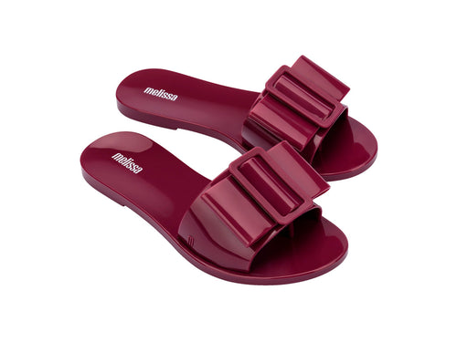 Melissa Babe Flat Blood Red Flipflop For Women