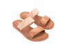Melissa Bubble flat beige slide for women – stylish and comfortable casual footwear