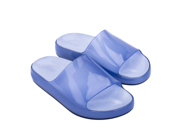 Melissa Cloud Platform Blue Slide Sandals for Women – Stylish, Cushioned, and Elevated Summer Footwear