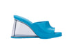 Melissa Darling Blue Heeled Slide Sandal for Women – Stylish and comfortable slip-on heels with a chic design, perfect for any occasion.