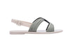 Melissa Essential Mix Knotted Beige Sandal for Women – Stylish and comfortable flat sandals featuring a chic knotted design, perfect for casual and everyday wear.
