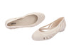 Melissa Femme Classy Beige Knitted Ballerinas For Women