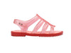 Melissa Flox Bubble Pink Flat Strappy Casual Sandal for Women – Stylish and Comfortable Everyday Footwear with Wide Straps and a Lightweight Design.