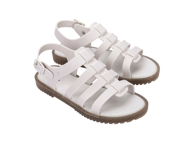 Buy Shoes Online Melissa White Sandals Lightweight Flat