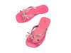 Melissa Harmonic Squared Chrome Pink Flip Flop Slipper for Women – Stylish and comfortable flat flip-flops with a chic chrome finish, perfect for casual and everyday wear.