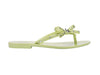 Melissa Harmonic Stars Appliques Green Flat Flip Flops for Ladies – stylish and comfortable women's flip-flops with star embellishments, perfect for casual wear.