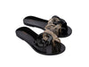 Melissa Jelly Chain AD Flat Black Flipflops for Women - Trendy and Comfortable Casual Footwear