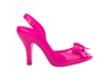 Melissa Lady Dragon Hot Pink Stiletto Heels Sandals for Women - Elegant Partywear Peep-Toe Shoes peep toe heels