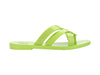 Melissa Lana Flat Green Flip Flop Slipper for Women – Stylish and comfortable flat flip-flop slippers, perfect for casual wear, beach outings, and everyday comfort.