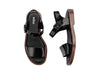 Melissa Mar Sandal II everyday flat black brown sandal for women with stylish dual-tone straps and comfortable design