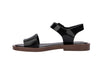 Melissa Mar Sandal II everyday flat black brown sandal for women with stylish dual-tone straps and comfortable design