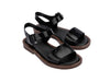 Melissa Mar Sandal II everyday flat black brown sandal for women with stylish dual-tone straps and comfortable design