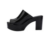 Melissa Mule AD Black Block Heels Slip-On Slide for Women – Chic and comfortable black mule slides with a stylish block heel, perfect for office wear, evening outings, and casual elegance.