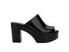 Melissa Mule AD Black Block Heels Slip-On Slide for Women – Chic and comfortable black mule slides with a stylish block heel, perfect for office wear, evening outings, and casual elegance.