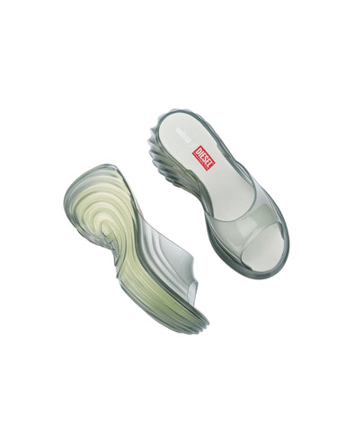 Melissa Quantum Platform Diesel Blue for Women – Stylish Melissa x Diesel platform sandals with a modern look and comfortable design.