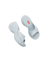 Melissa Quantum Platform Diesel Light Blue Slides for Women – Stylish Melissa x Diesel collaboration platform slides with a modern, comfortable design.