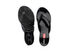 Melissa Quantum Thong Diesel Trendy Black Flip Flops for Women – Stylish Melissa x Diesel collaboration thong sandals with a modern, comfortable design.