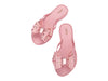 Melissa Slim III Light Pink Flat Flip Flops for Women – Elegant and comfortable flip flops featuring an oversized bow for a stylish touch. Perfect for casual and chic looks.