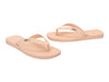 Melissa Sun Long Beach AD Flat Beige Flipflops for Women - Comfortable and Stylish Casual Footwear