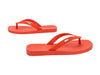 Melissa Sun Long Beach AD Flat Red Flipflops for Women - Trendy and Comfortable Casual Footwear