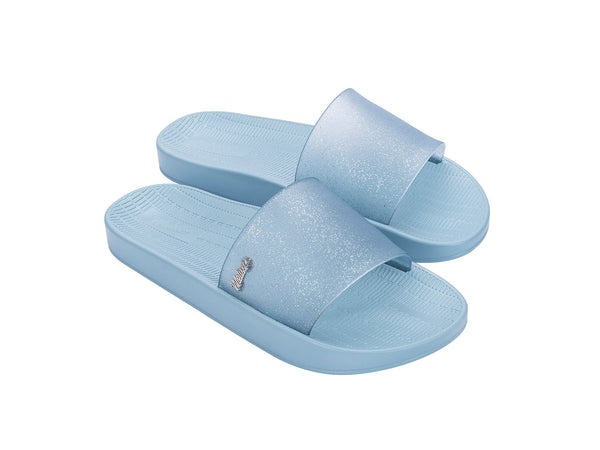 Melissa Sun Sunset Blue Flat Slides for Women – Comfortable and Stylish Casual Summer Footwear