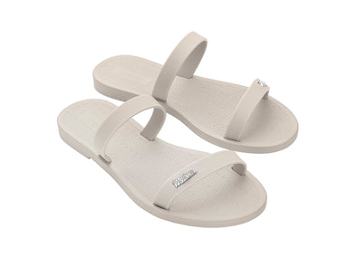 Melissa Sun Torrance AD Beige Flat Slip-Ons for Women - Elegant and Comfortable Everyday Footwear