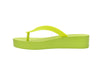 Melissa Sun Venice AD Green Platform Flipflop Slippers for Women - Trendy and comfortable slippers ideal for casual outings, vacations, and summer wear.