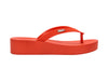 Melissa Sun Venice AD Red Platform Flipflop Slippers for Women - Stylish and comfortable slippers perfect for casual outings and beachwear.