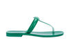 Melissa T-Bar Strap Camila Coutinho Flat Green Flip Flops for Women – Stylish and Comfortable Summer Footwear