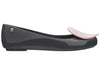 Melissa VWA Space Love Slip-On Dark Grey Ballerinas – Stylish & Comfortable Women’s Flat Shoes with Heart Detail