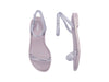 Melissa Wave AD Flat Strappy Lilac Sandal for Women – Trendy and lightweight flat sandals with a stylish tubular strap design, perfect for casual and summer fashion.